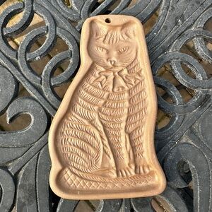 Vintage hartstone shortbread cookie cat mold